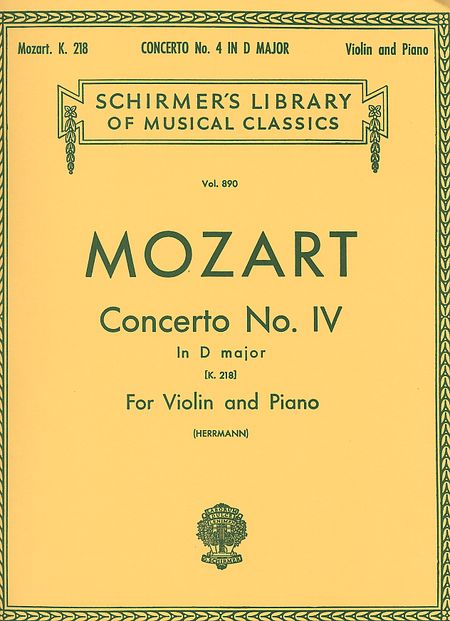 Mozart Concerto No. 4 in D Major, K.218
