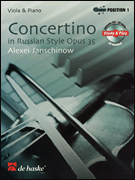 품절: Concertino in Russian Style, Opus 35 for Viola&피아노