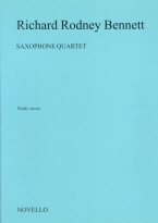 Richard Rodney Bennett: Saxophone Quartet (스코어)
