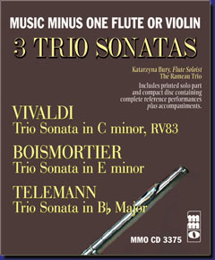 3 Trio Sonatas (Vivaldi, Boismortier, Telemann)