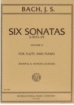 Volume II (C major; E minor; E major) S. 1033-1035 (RAMPAL) Six Sonatas: