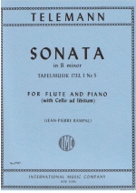 Sonata in B minor (with Cello ad lib.) (RAMPAL)