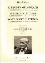Moyse : 50 Etudes Melodiques Op4 D'apres Demersseman Volume 2 (n026 A 50)