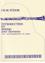 Widor : Introduction et Rondo Pour clarinett