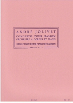 Jolivet : Concerto Basson Et Orchestre