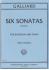 Volume I (WEISBERG) Six Sonatas: