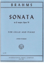 Sonata in D major, Opus 78. Transcribed by Brahms (Starker)