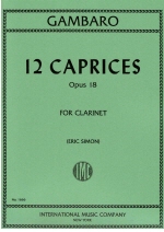 12 Caprices, Opus 18 (SIMON)