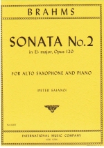 Sonata No. 2 (Clarinet) in E flat major, Opus 120 (SAIANO)