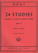 24 Studies, Opus 37 (preparatory to Kreutzer and Rode Studies) (Vieland)