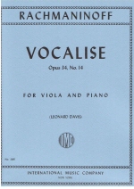Vocalise, Opus 34, No. 14 (L. Davis)