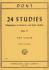 24 Studies, Opus 37 (Preparatory to Kreutzer and Rode Studies) (Galamian)