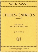 Six Etudes-Caprices, Opus 18 (with 2nd violin) (Gingold)
