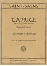 Caprice, Opus 52 (Ysaye-Galamian)