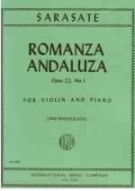 Romanza Andaluza, Opus 22, No. 1 (Francescatti)