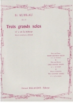 Kuhlau : Trios Grands Solos - Op. 57 : No. 2 en la majeur