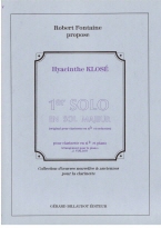 Klose : Solo No.1 En Sol Majeur