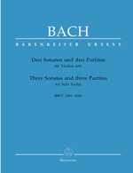 Bach: Three Sonatas and three Partitas for Solo Violin