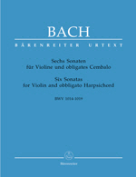 Bach: Six Sonatas for Violin and obbligato Harpsichord BWV 1014-1019