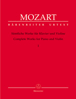 Mozart: Complete Works Early Sonatas for Piano and Violin, Vol. 1