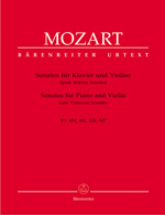 Mozart: Sonatas K 454.481.526.547