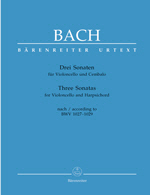 Bach: Three Sonatas (Bwv 1027-1029) for Violoncello and Harpsichord