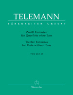 Telemann: Twelve Fantasias for Flute without Bass TWV 40:1-12