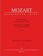 Mozart: Concerto in A major for Clarinet and Orchestra A major KV 622