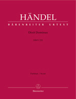 Handel: Dixit Dominus HWV 232