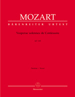 Mozart: Vesperae solennes de Confessore KV 339