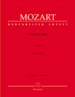 Mozart: Overture to 'Cosi fan tutte' KV 588