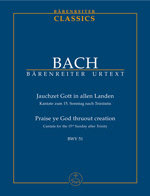 Bach: Preise ye God thruout creation BWV 51