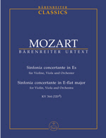 Mozart: Sinfonia concertante ifor Violin, Viola and Orchestra E-flat major KV 364(320d)