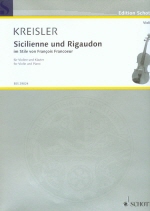 Kreisler Sicilienne and Rigaudon