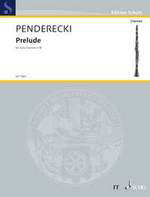 Penderecki Prelude for solo clarinet in Bb