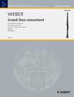 Weber Grand Duo concertant Eb major op. 48