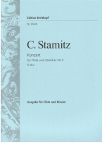 Stamitz Flute Concerto No. 3 in D major