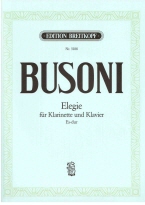 Busoni Elegy in Eb major for Clarinet and Piano
