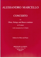 Marcello Concerto in D minor with ornaments by J.S. Bach