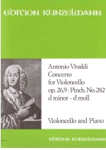 Vivaldi : Cello Concerto in D Minor Op.26 No.9 (P.282)