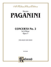 Paganini : Concerto No. 2 in B Minor, Op. 7