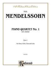 Mendelssohn : Piano Quartet, Op. 1