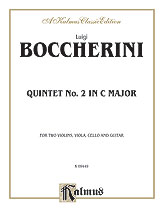 Boccherini : Quintet No. 2 in C Major