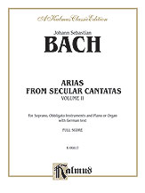 Bach : Soprano Arias from Church Cantatas, Volume II (12 Secular)