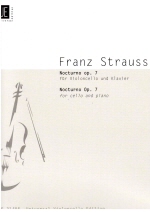 Strauss : Nocturno Op.7 for Cello and Piano