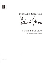 Strauss : Cello Sonata Op. 6