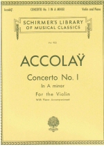 Accolay : Concerto No. 1 in A minor