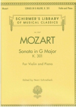 Mozart : Sonata in G major, K. 301 (Henri Schradieck)