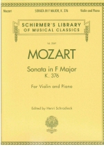 Mozart : Sonata in F major, K. 376 (Henri Schradieck)