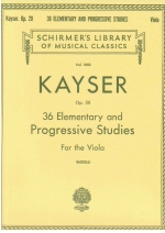 Kayser : 36 Elementary and Progressive Studies